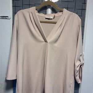 Calvin Klein Collection Soft Cream Blouse